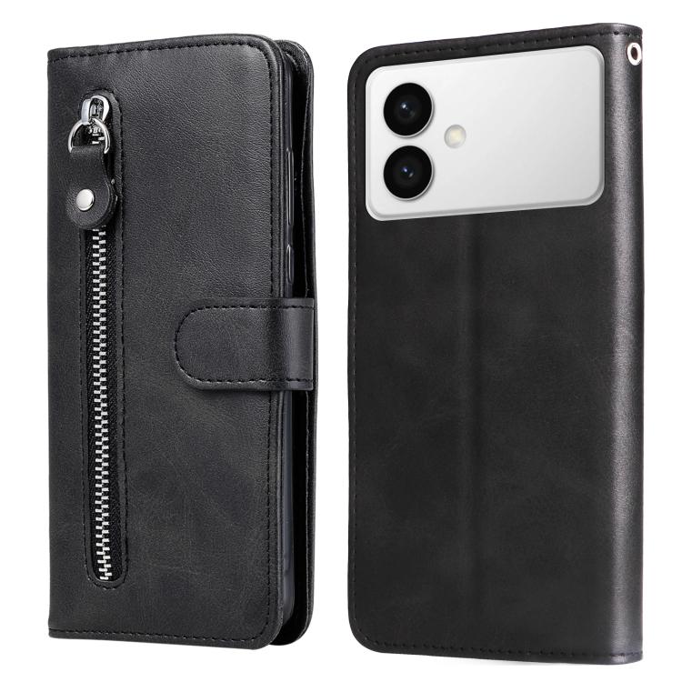 Custodia per cellulare in pelle con cerniera alla moda, For Galaxy S26 FE 5G, For Galaxy S26+ 5G, For Galaxy S26 Edge 5G, For Galaxy S26 Ultra 5G