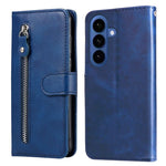 Custodia per cellulare in pelle con cerniera alla moda, For Galaxy S26 FE 5G, For Galaxy S26+ 5G, For Galaxy S26 Edge 5G, For Galaxy S26 Ultra 5G
