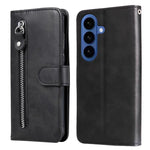 Custodia per cellulare in pelle con cerniera alla moda, For Galaxy S26 FE 5G, For Galaxy S26+ 5G, For Galaxy S26 Edge 5G, For Galaxy S26 Ultra 5G