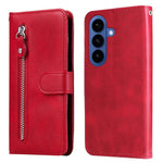 Custodia per cellulare in pelle con cerniera alla moda, For Galaxy S26 FE 5G, For Galaxy S26+ 5G, For Galaxy S26 Edge 5G, For Galaxy S26 Ultra 5G