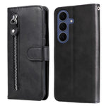 Custodia per cellulare in pelle con cerniera alla moda, For Galaxy S26 FE 5G, For Galaxy S26+ 5G, For Galaxy S26 Edge 5G, For Galaxy S26 Ultra 5G