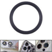 Anello in gomma impermeabile per fotocamera posteriore per iPhone X / 11/11 Pro nero