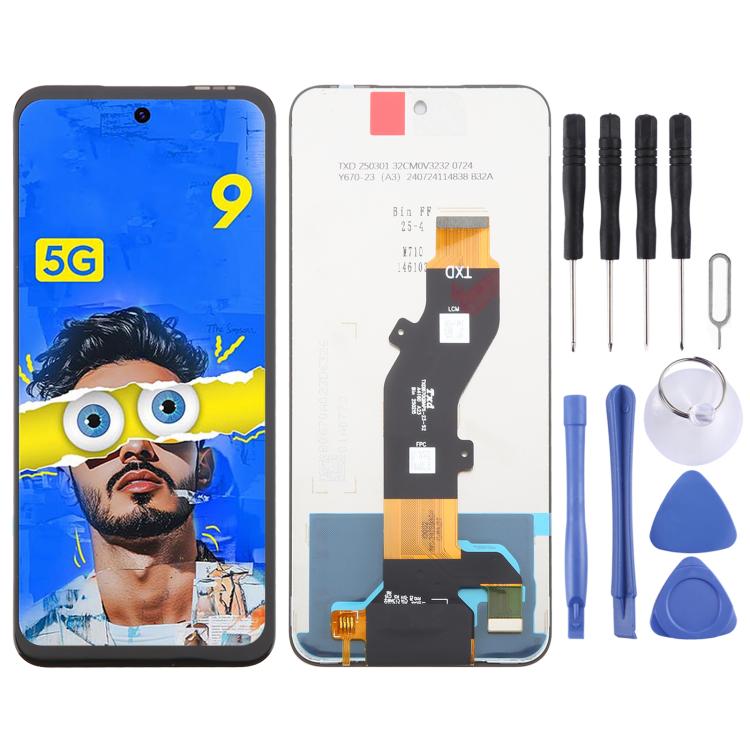 Schermo LCD OEM con digitalizzatore completo di montaggio, For Tecno Spark 20 Pro 5G KJ8, For Tecno Spark 20P, For Tecno Pova 6 Neo, For Tecno Spark 20 Pro 4G KJ6, For Tecno Spark 20C BG7n, For Tecno Spark 20 4G KJ5, For Tecno Spark Go 2024 BG6