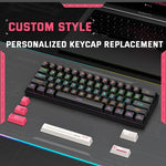 Tastiera meccanica da gioco cablata ONIKUMA G55 61 tasti RGB con illuminazione colorata, G55