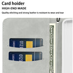 Custodia portafoglio glitterata in pelle per Galaxy Note20