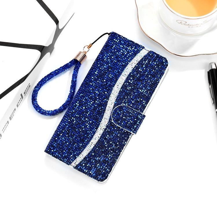 Custodia portafoglio glitterata in pelle per Galaxy Note20