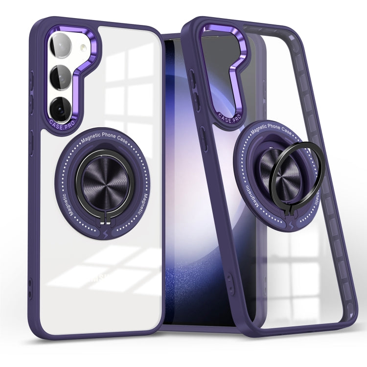 Custodia per telefono con supporto ad anello rotante magnetico, For Samsung Galaxy S24 5G, For Samsung Galaxy S23 FE  5G, For Samsung Galaxy S23 Ultra 5G, For Samsung Galaxy S23 5G