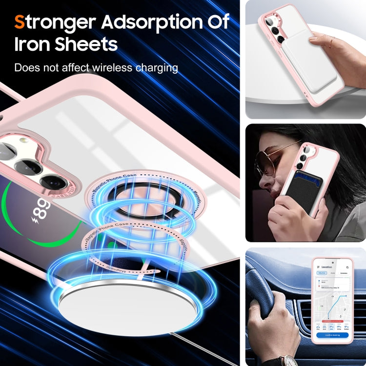 Custodia per telefono con supporto ad anello rotante magnetico, For Samsung Galaxy S23+ 5G