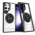 Custodia per telefono con supporto ad anello rotante magnetico, For Samsung Galaxy S24 5G, For Samsung Galaxy S23 FE  5G, For Samsung Galaxy S23 Ultra 5G, For Samsung Galaxy S23 5G