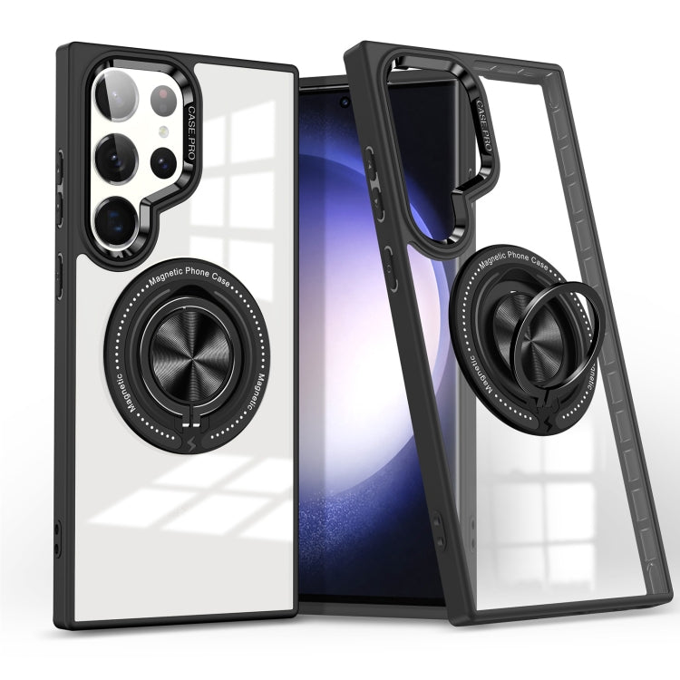 Custodia per telefono con supporto ad anello rotante magnetico, For Samsung Galaxy S24 5G, For Samsung Galaxy S23 FE  5G, For Samsung Galaxy S23 Ultra 5G, For Samsung Galaxy S23 5G