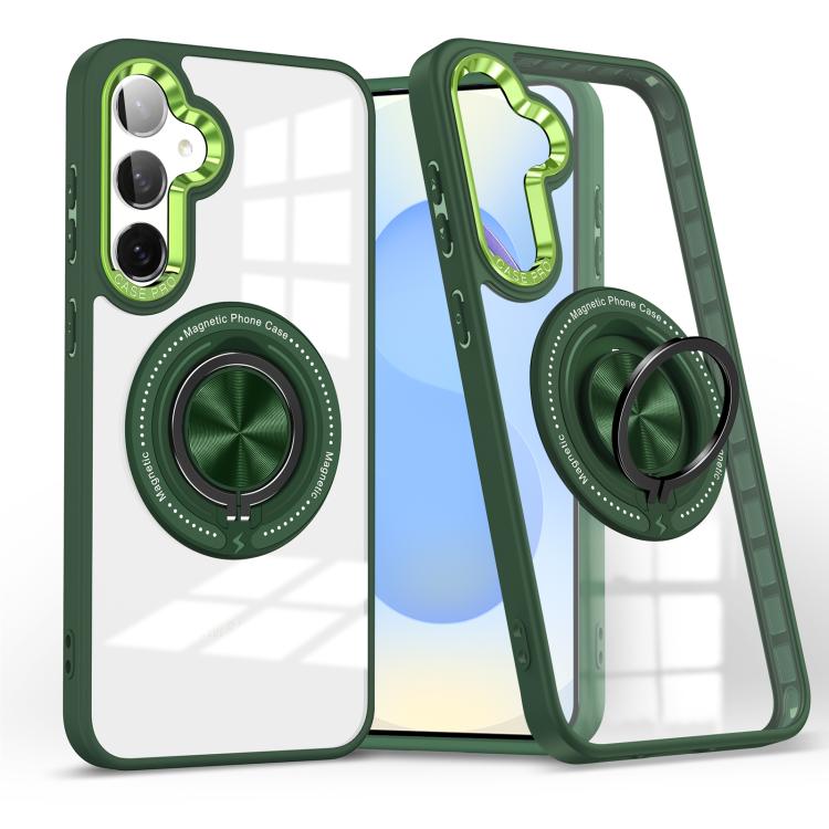 Custodia per telefono con supporto ad anello rotante magnetico, For Samsung Galaxy S25+ 5G, For Samsung Galaxy S25 Ultra 5G, For Samsung Galaxy S24 Ultra 5G, For Samsung Galaxy S24+ 5G