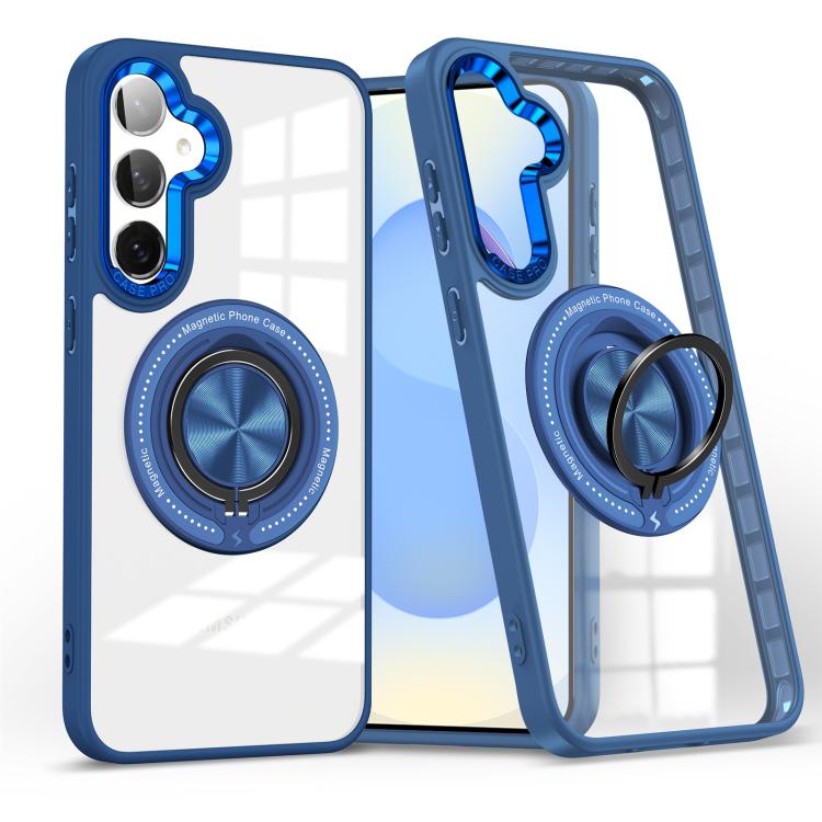 Custodia per telefono con supporto ad anello rotante magnetico, For Samsung Galaxy S25+ 5G, For Samsung Galaxy S25 Ultra 5G, For Samsung Galaxy S24 Ultra 5G, For Samsung Galaxy S24+ 5G