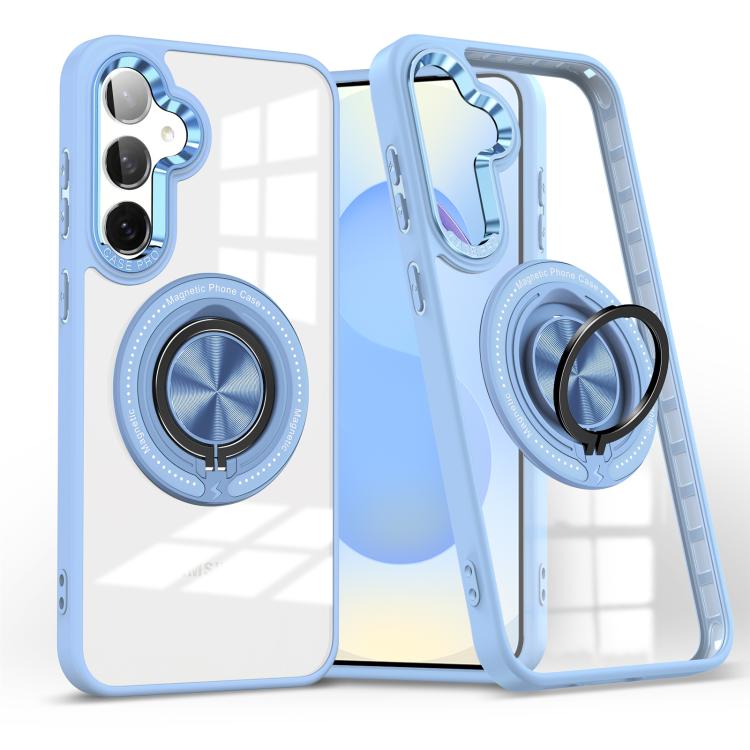 Custodia per telefono con supporto ad anello rotante magnetico, For Samsung Galaxy S26+ 5G, For Samsung Galaxy S26 Ultra 5G, For Samsung Galaxy S26 5G, For Samsung Galaxy S25 5G