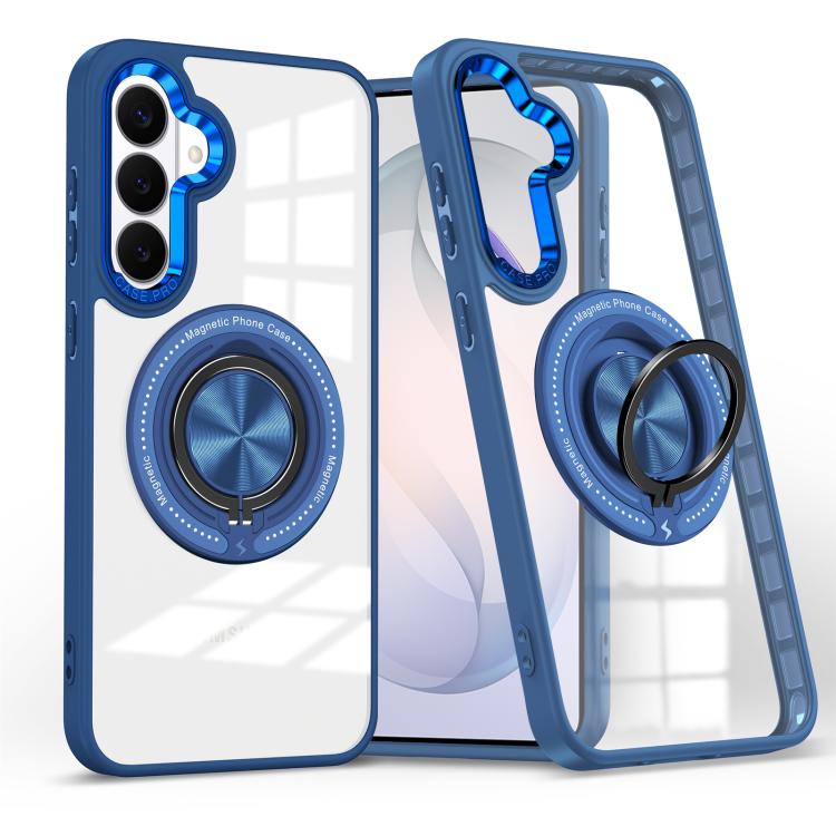Custodia per telefono con supporto ad anello rotante magnetico, For Samsung Galaxy S26+ 5G, For Samsung Galaxy S26 Ultra 5G, For Samsung Galaxy S26 5G, For Samsung Galaxy S25 5G