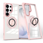Custodia per telefono con supporto ad anello rotante magnetico, For Samsung Galaxy S26+ 5G, For Samsung Galaxy S26 Ultra 5G, For Samsung Galaxy S26 5G, For Samsung Galaxy S25 5G