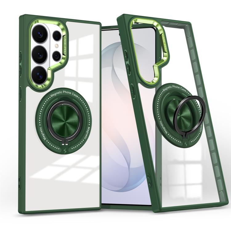 Custodia per telefono con supporto ad anello rotante magnetico, For Samsung Galaxy S26+ 5G, For Samsung Galaxy S26 Ultra 5G, For Samsung Galaxy S26 5G, For Samsung Galaxy S25 5G