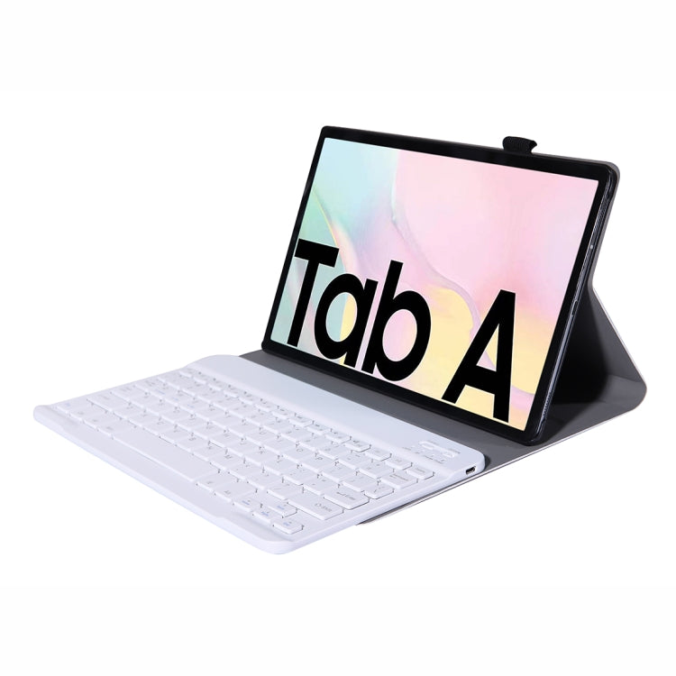 Tastiera Bluetooth rimovibile Custodia in pelle ultrasottile orizzontale con supporto e fascia elastica, For Samsung Galaxy Tab A7 T500/T505 10.4 inch 2020, For For Samsung Galaxy Tab S7 T870/T875 11 inch