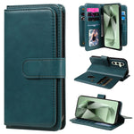 Portafoglio multifunzione con 10 scomparti per carte e custodia in pelle per telefono, For Galaxy S25 / S24 5G, For Galaxy S25+ / S24+ 5G, For Galaxy S25 Ultra 5G, For Galaxy S24 FE 5G