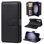 Portafoglio multifunzione con 10 scomparti per carte e custodia in pelle per telefono, For Galaxy S25 / S24 5G, For Galaxy S25+ / S24+ 5G, For Galaxy S25 Ultra 5G, For Galaxy S24 FE 5G