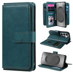 Portafoglio multifunzione con 10 scomparti per carte e custodia in pelle per telefono, For Galaxy S26 FE 5G, For Galaxy S26 Edge 5G, For Galaxy S26 Ultra 5G, For Galaxy S26 5G