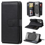 Portafoglio multifunzione con 10 scomparti per carte e custodia in pelle per telefono, For Galaxy S26 FE 5G, For Galaxy S26 Edge 5G, For Galaxy S26 Ultra 5G, For Galaxy S26 5G