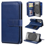 Portafoglio multifunzione con 10 scomparti per carte e custodia in pelle per telefono, For Galaxy S26 FE 5G, For Galaxy S26 Edge 5G, For Galaxy S26 Ultra 5G, For Galaxy S26 5G