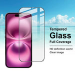 Pellicola in vetro temperato 9H per iPhone 16e e 17e