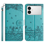 Custodia per telefono in pelle con motivo gatto in rilievo con cordino, For Samsung Galaxy S26+ 5G, For Samsung Galaxy S26 Edge 5G, For Samsung Galaxy S26 Ultra 5G, For Samsung Galaxy S26 5G