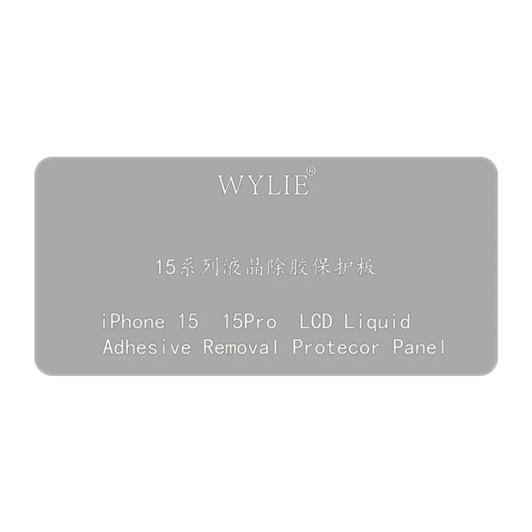 Scheda di protezione per la rimozione della colla dello schermo LCD WYLIE, For iPhone 15 Plus / 15 Pro Max, For iPhone 15 / 15 Pro