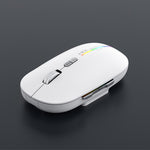 Mouse da gioco wireless silenzioso a 7 pulsanti Bluetooth Dual Mode iMICE G901