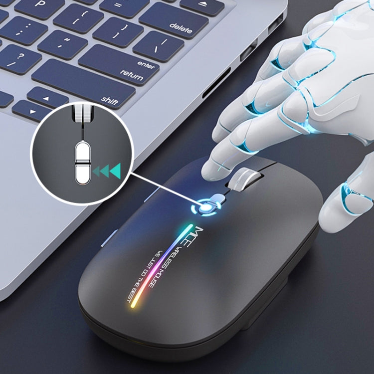 Mouse da gioco wireless silenzioso a 7 pulsanti Bluetooth Dual Mode iMICE G901