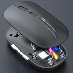 Mouse da gioco wireless silenzioso a 7 pulsanti Bluetooth Dual Mode iMICE G901