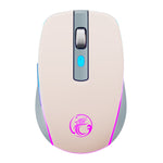 Mouse da gioco wireless silenzioso a 6 tasti Bluetooth Dual Mode iMICE G903