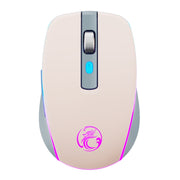 Mouse da gioco wireless silenzioso a 6 tasti Bluetooth Dual Mode iMICE G903