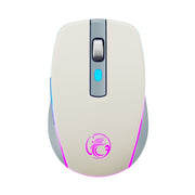 Mouse da gioco wireless silenzioso a 6 tasti Bluetooth Dual Mode iMICE G903