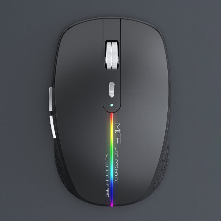 Mouse da gioco wireless silenzioso a 6 tasti a doppia modalità iMICE G904