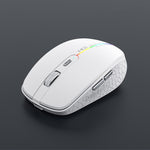 Mouse da gioco wireless silenzioso a 6 tasti a doppia modalità iMICE G904