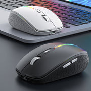 Mouse da gioco wireless silenzioso a 6 tasti a doppia modalità iMICE G904