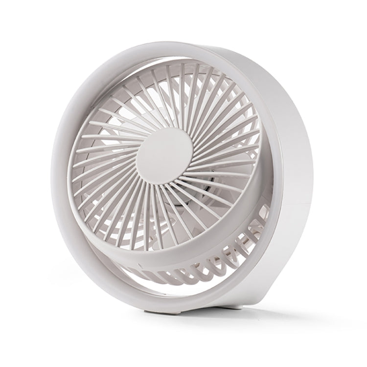 N601 Ventilatore da tavolo girevole a 180 gradi di tipo C con luce ambientale a LED