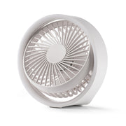 N601 Ventilatore da tavolo girevole a 180 gradi di tipo C con luce ambientale a LED