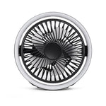 Ventilatore da tavolo girevole 180° con luce LED