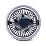 Ventilatore da tavolo girevole 180° con luce LED