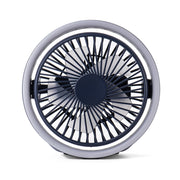 N601 Ventilatore da tavolo girevole a 180 gradi di tipo C con luce ambientale a LED