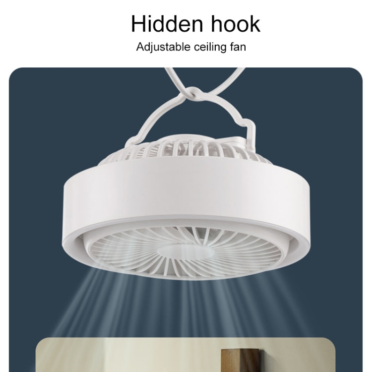 Ventilatore da tavolo girevole 180° con luce LED