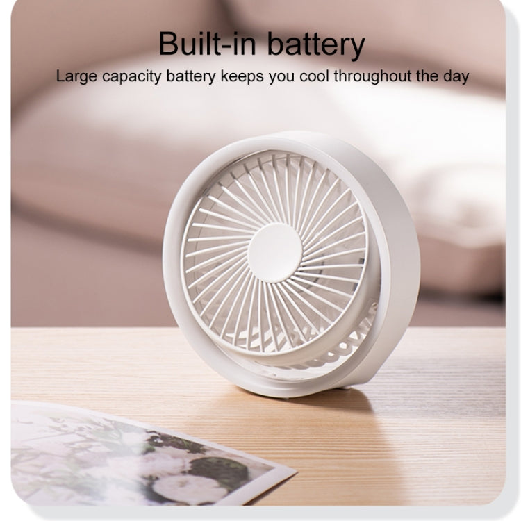 N601 Ventilatore da tavolo girevole a 180 gradi di tipo C con luce ambientale a LED