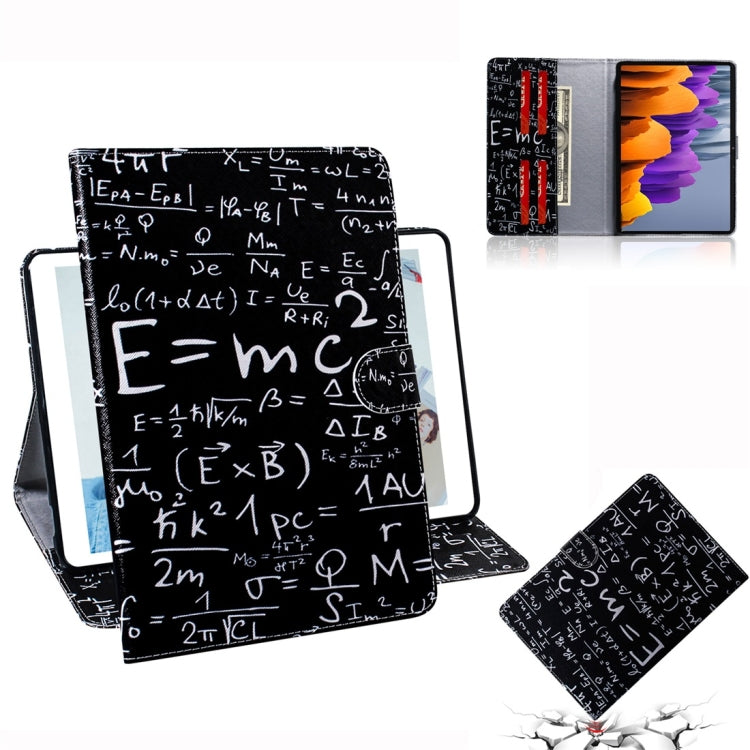 Custodia portafoglio in pelle flip per Samsung Galaxy Tab S7