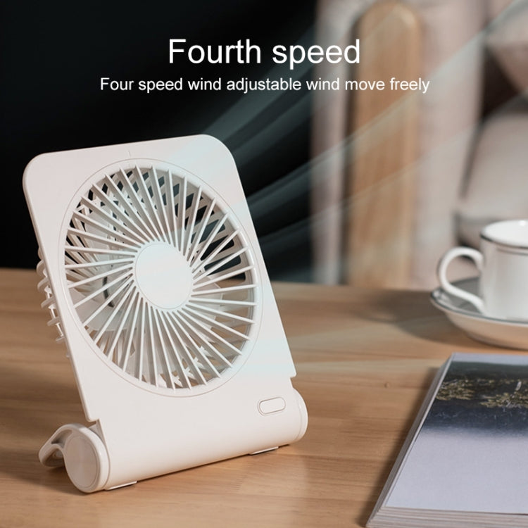 Ventola da tavolo sottile con batteria e ricarica USB Tipo C
