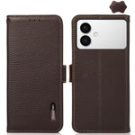 Custodia per telefono in vera pelle Litchi magnetica laterale KHAZNEH RFID, For Galaxy S26 FE 5G, For Samsung Galaxy S26+ 5G, For Samsung Galaxy S26 Edge 5G, For Samsung Galaxy S26 Ultra 5G, For Samsung Galaxy S26 5G, For Samsung Galaxy S25 FE 5G