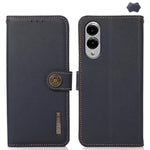 Custodia per telefono RFID in vera pelle KHAZNEH Custer, For Galaxy S26 FE 5G, For Samsung Galaxy S26+ 5G, For Samsung Galaxy S26 Edge 5G, For Samsung Galaxy S26 Ultra 5G, For Samsung Galaxy S26 5G, For Samsung Galaxy S25 FE 5G                         ...