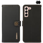 Custodia per telefono RFID in vera pelle KHAZNEH Custer, For Galaxy S26 FE 5G, For Samsung Galaxy S26+ 5G, For Samsung Galaxy S26 Edge 5G, For Samsung Galaxy S26 Ultra 5G, For Samsung Galaxy S26 5G, For Samsung Galaxy S25 FE 5G                         ...